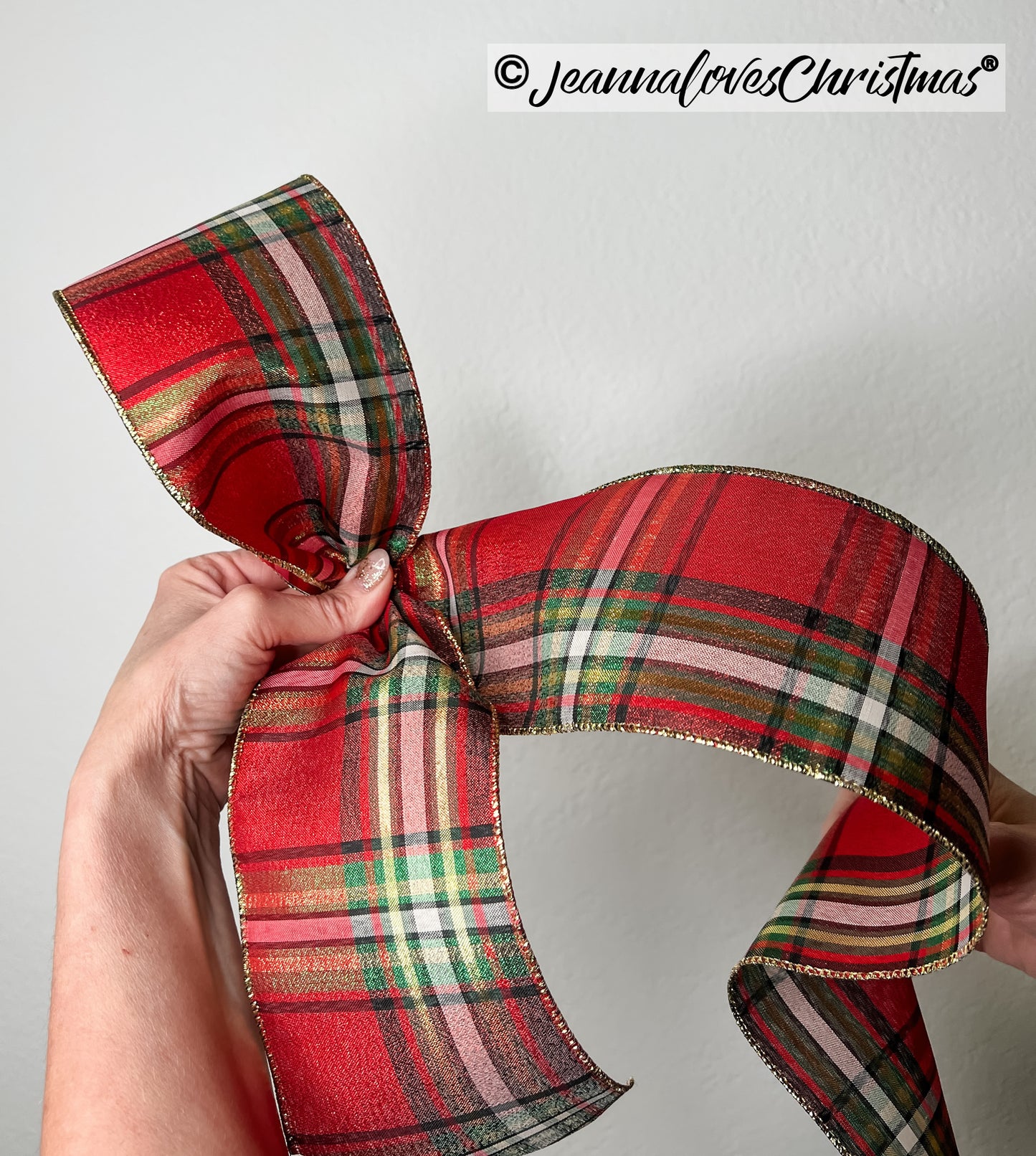 It's A Wonderful Plaid 4" Red