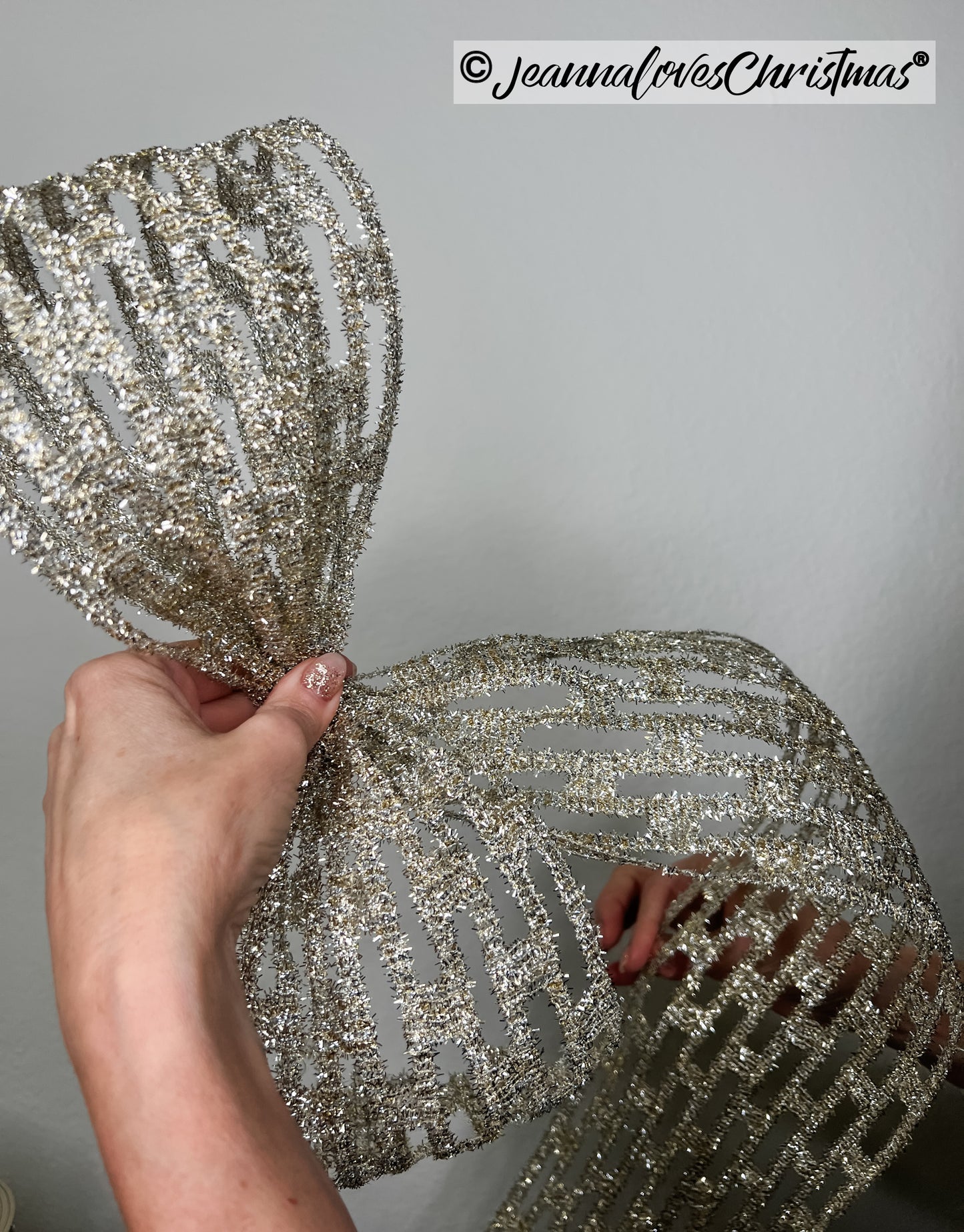 All The Time Tinsel 5.25" Platinum
