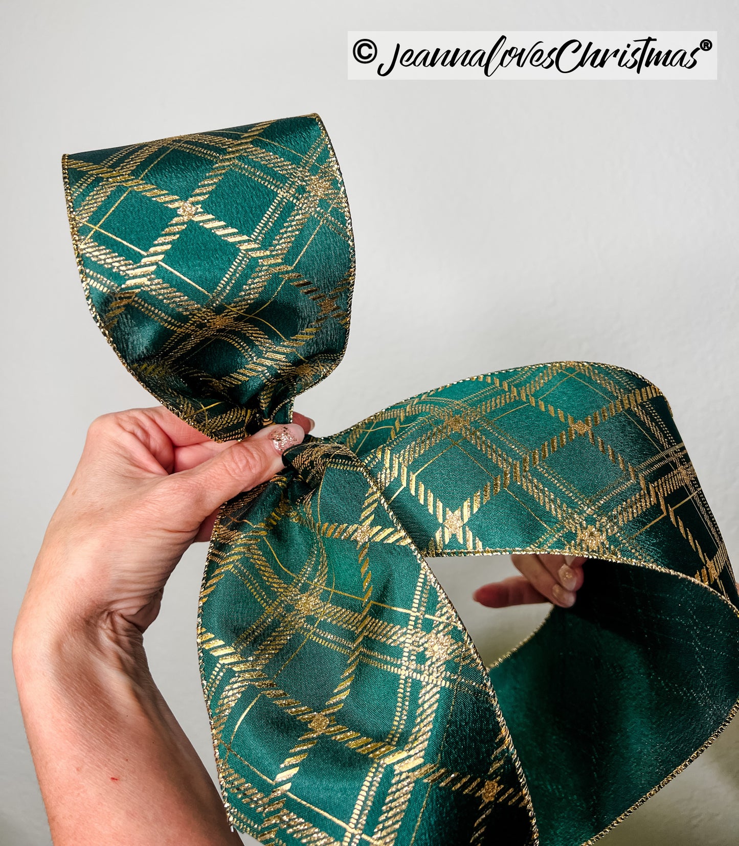 Variegated Plaid 4" Emerald