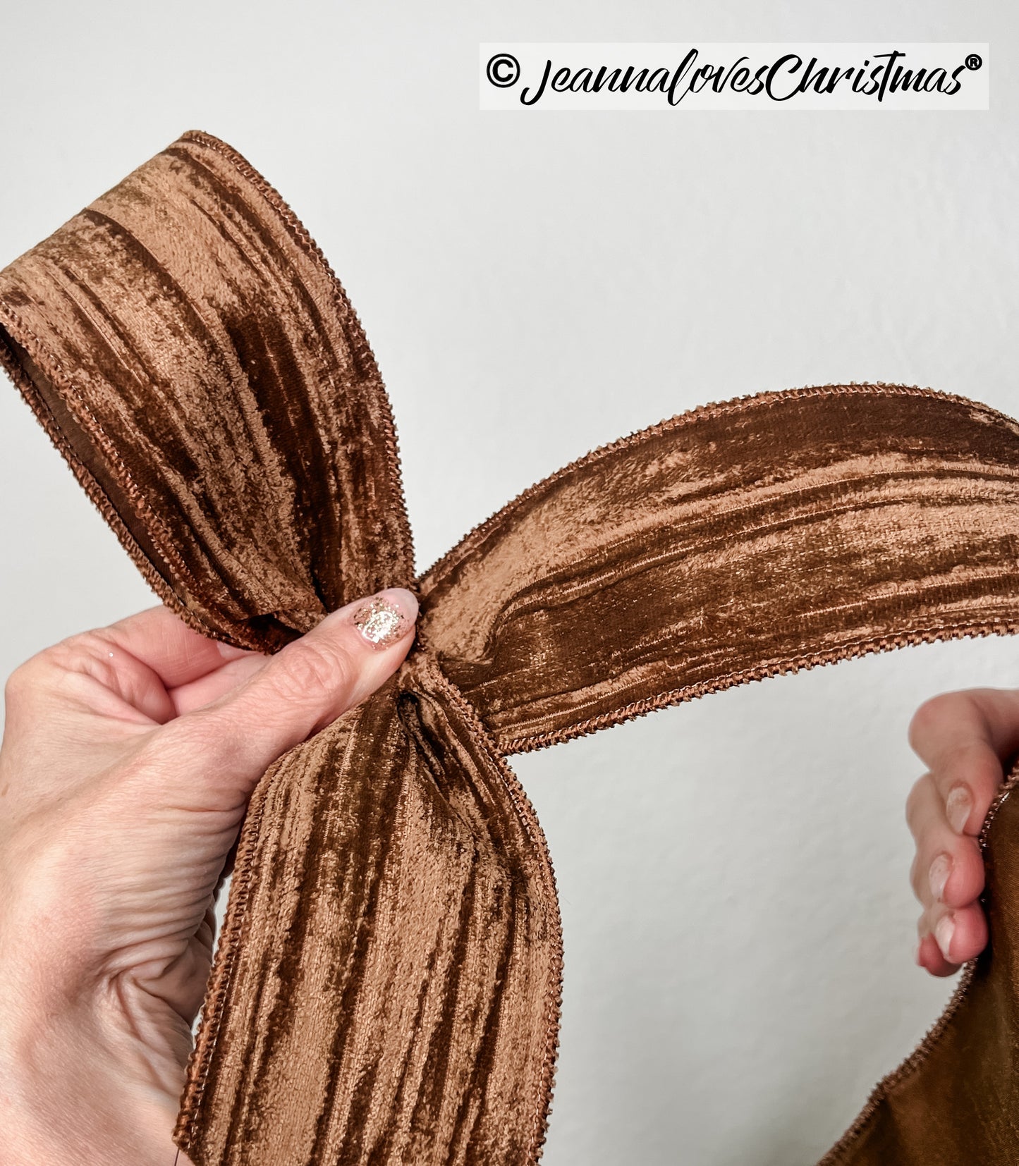Crushed Velvet 2.5" Chocolate Mousse