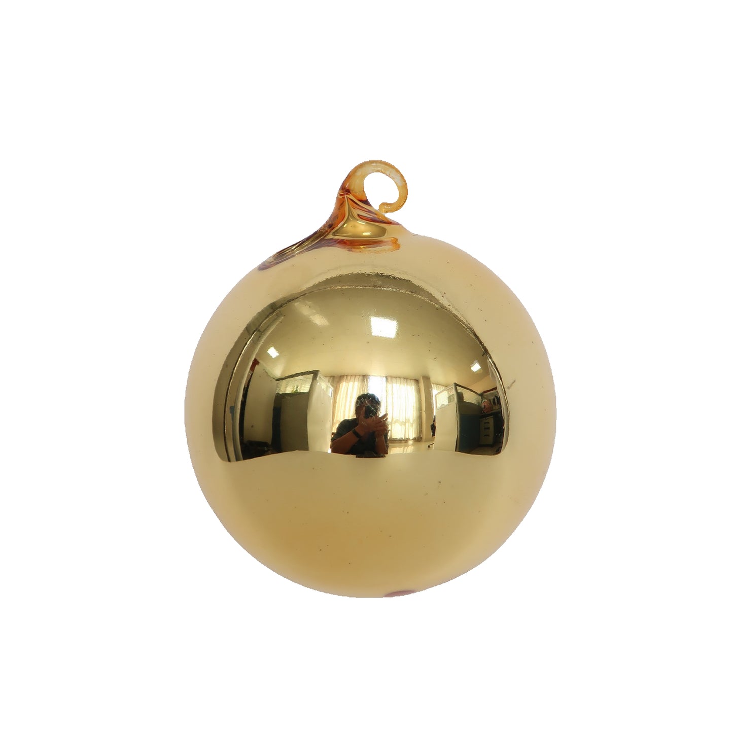 Mirror Glass Ornament - Set of 4