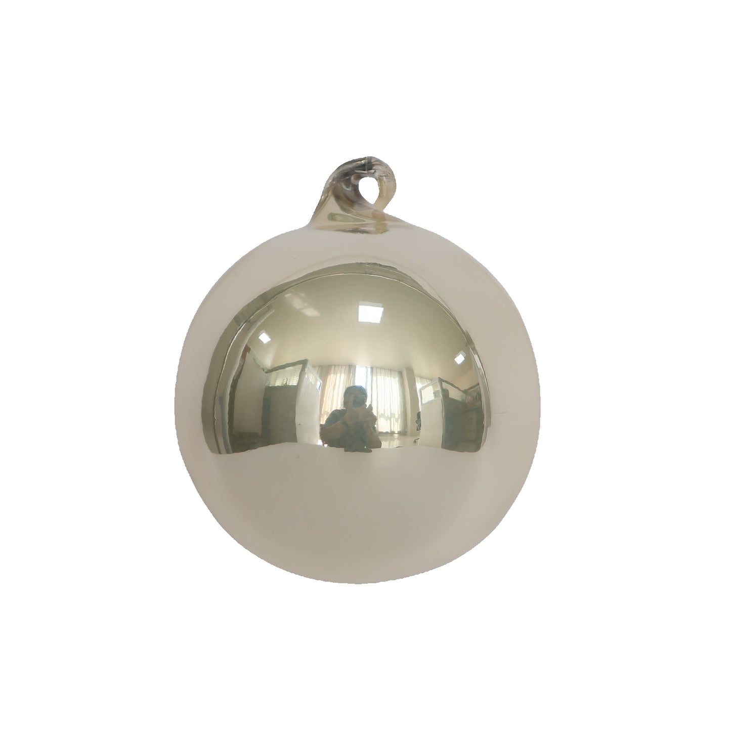 Mirror Glass Ornament - Set of 4