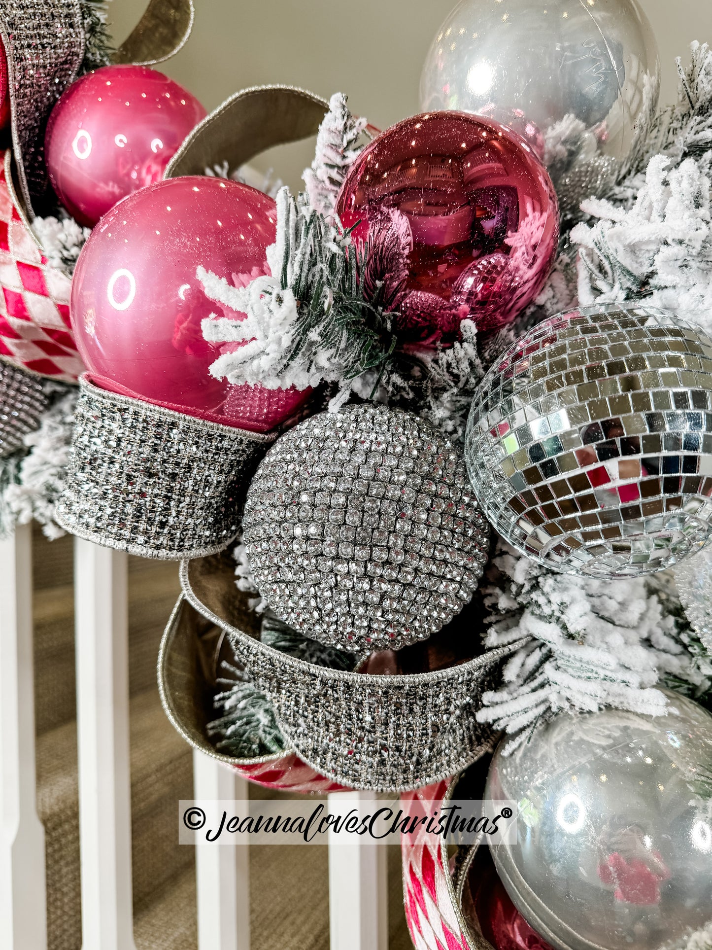 Pave Crystal Ball 4.5" Ornament