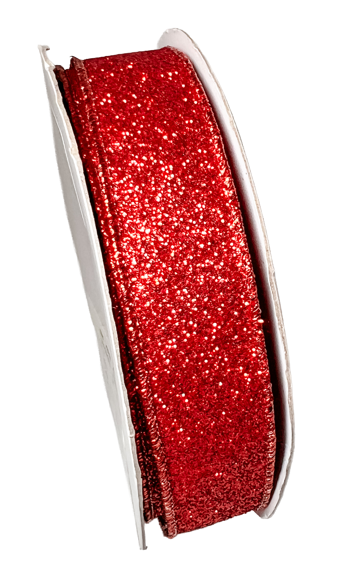 Glitter Trim 1" Red