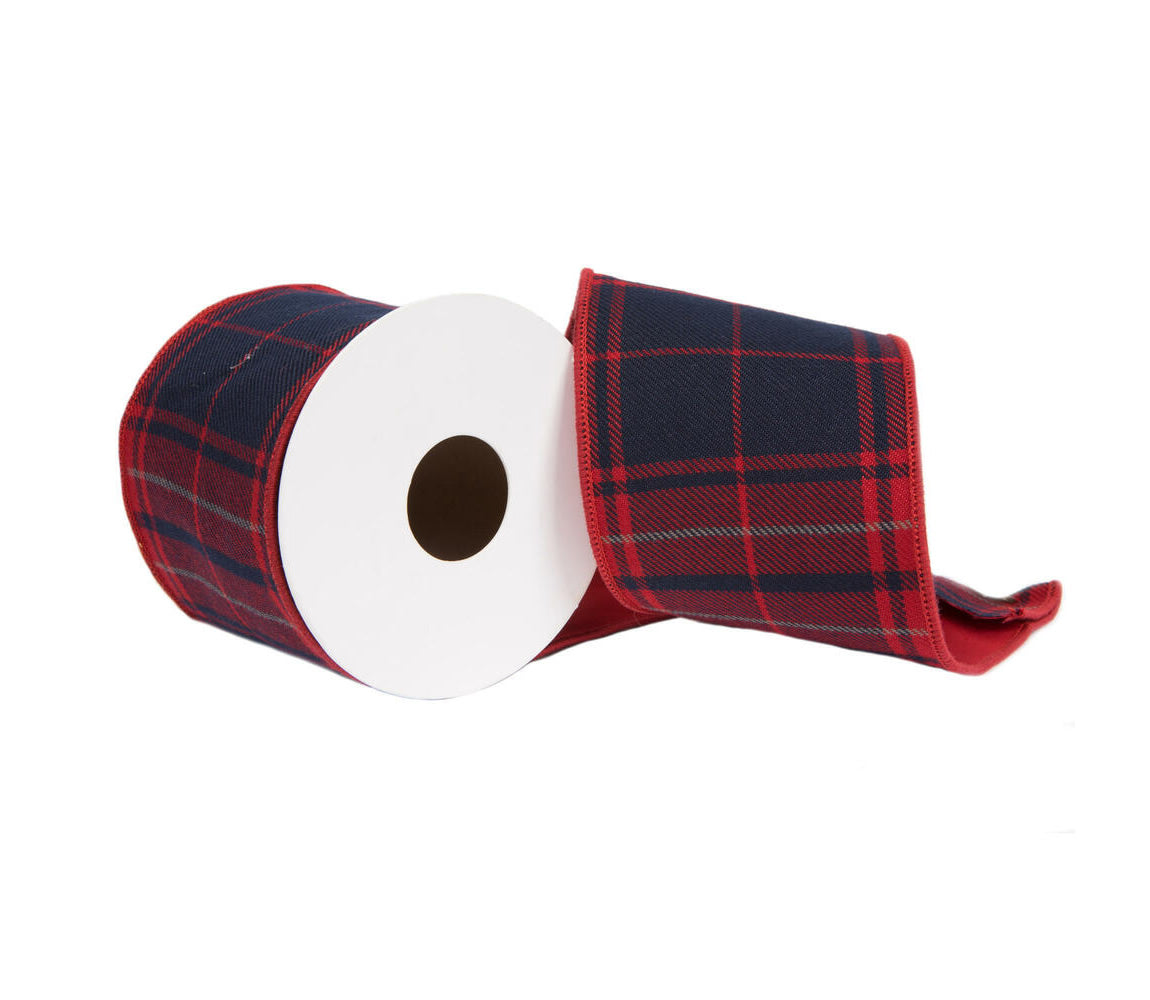 Oxford Plaid 2.5" Red