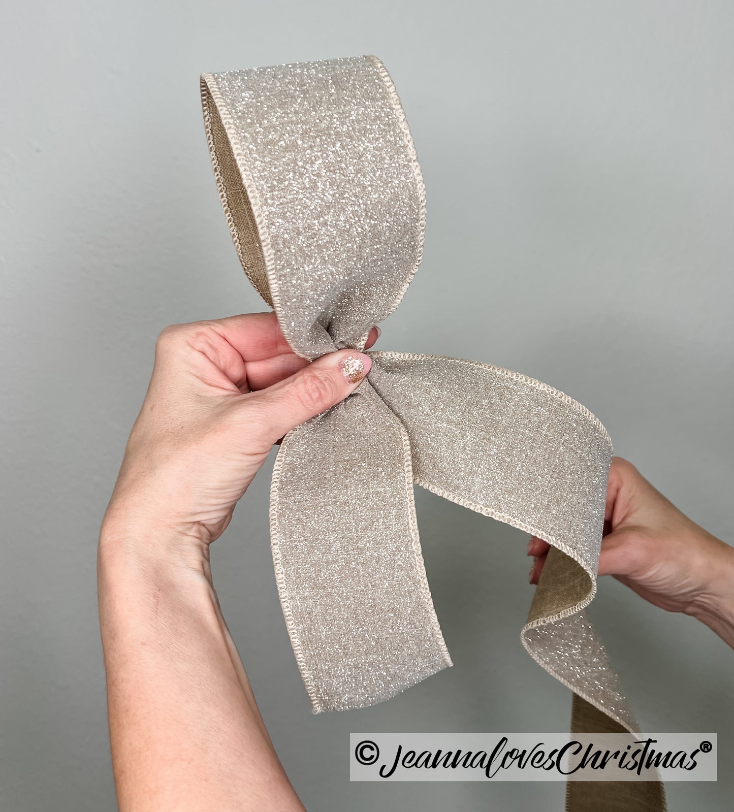 Linen Sugar 2.5" Ribbon