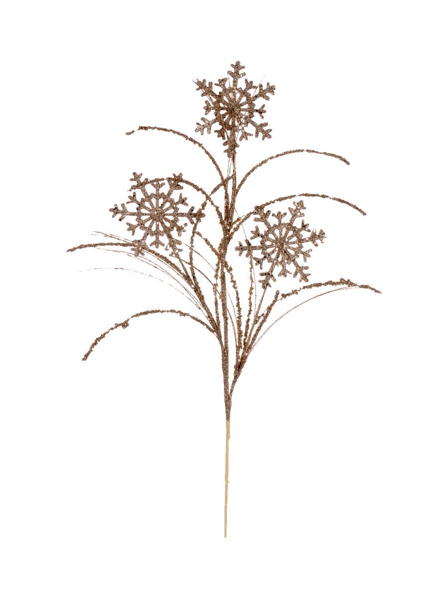 Champagne Snowflake Party Pick