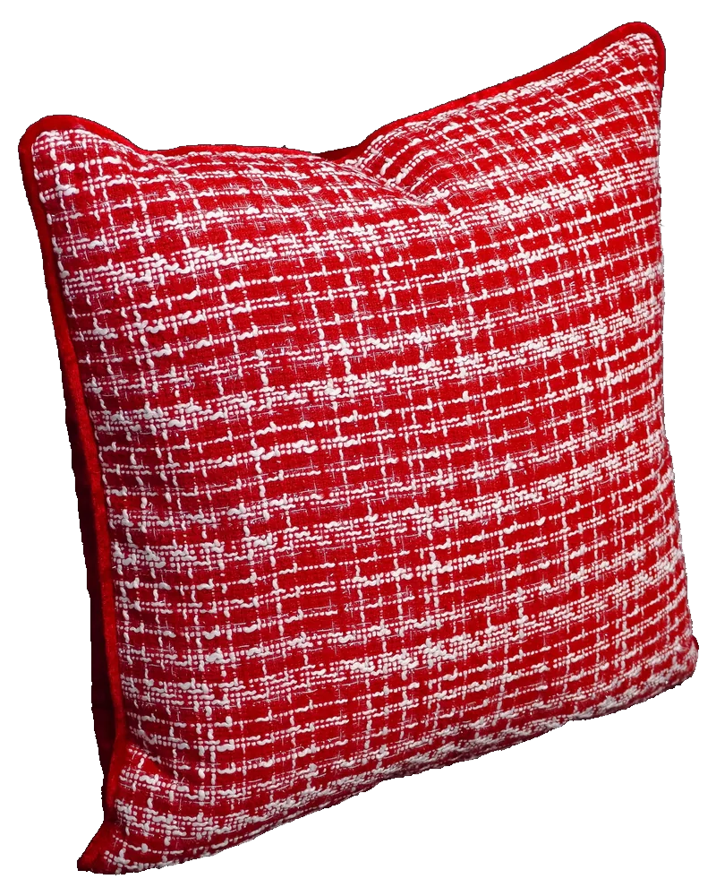 Santa Tweed Pillow