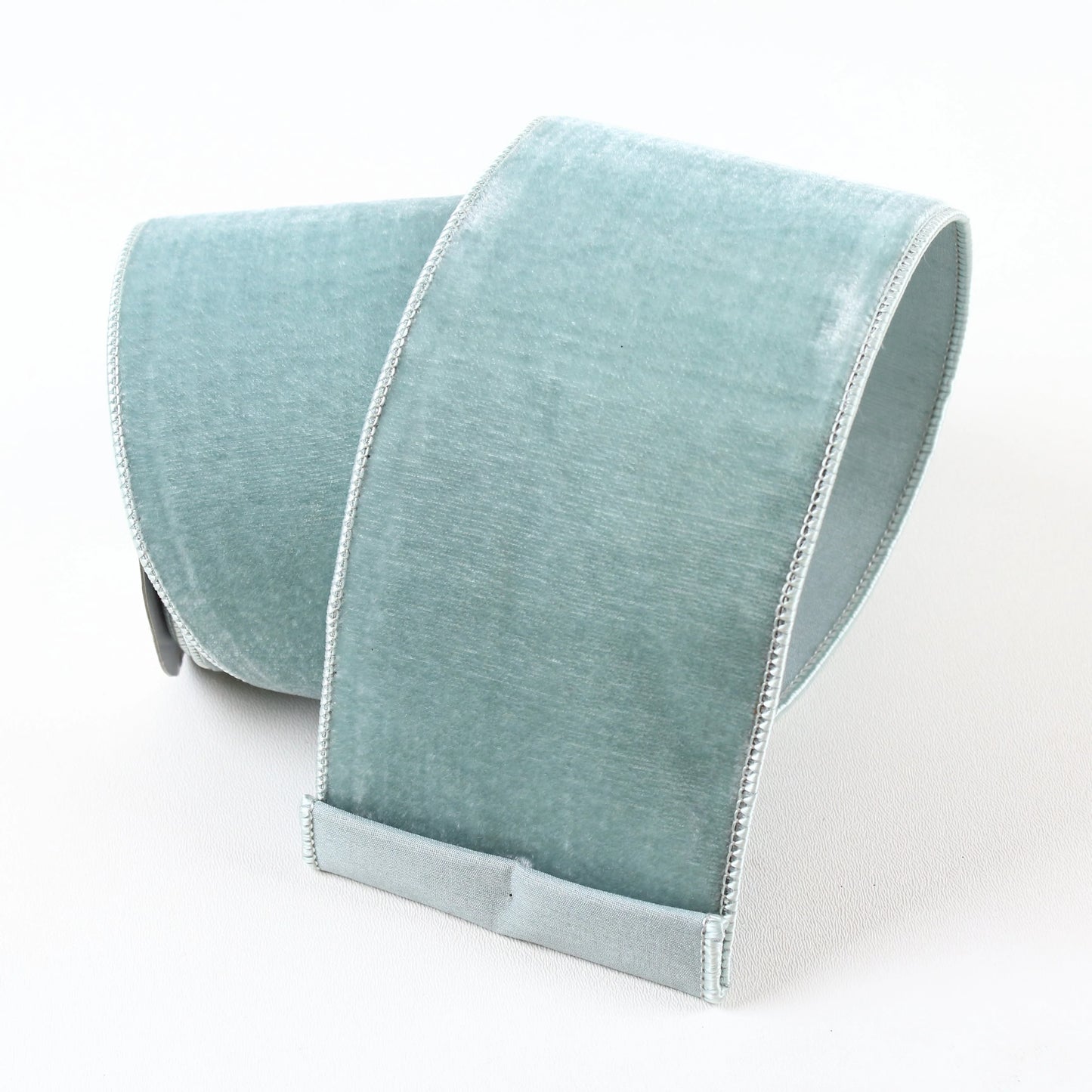 Velvet Ribbon 4" Light Blue