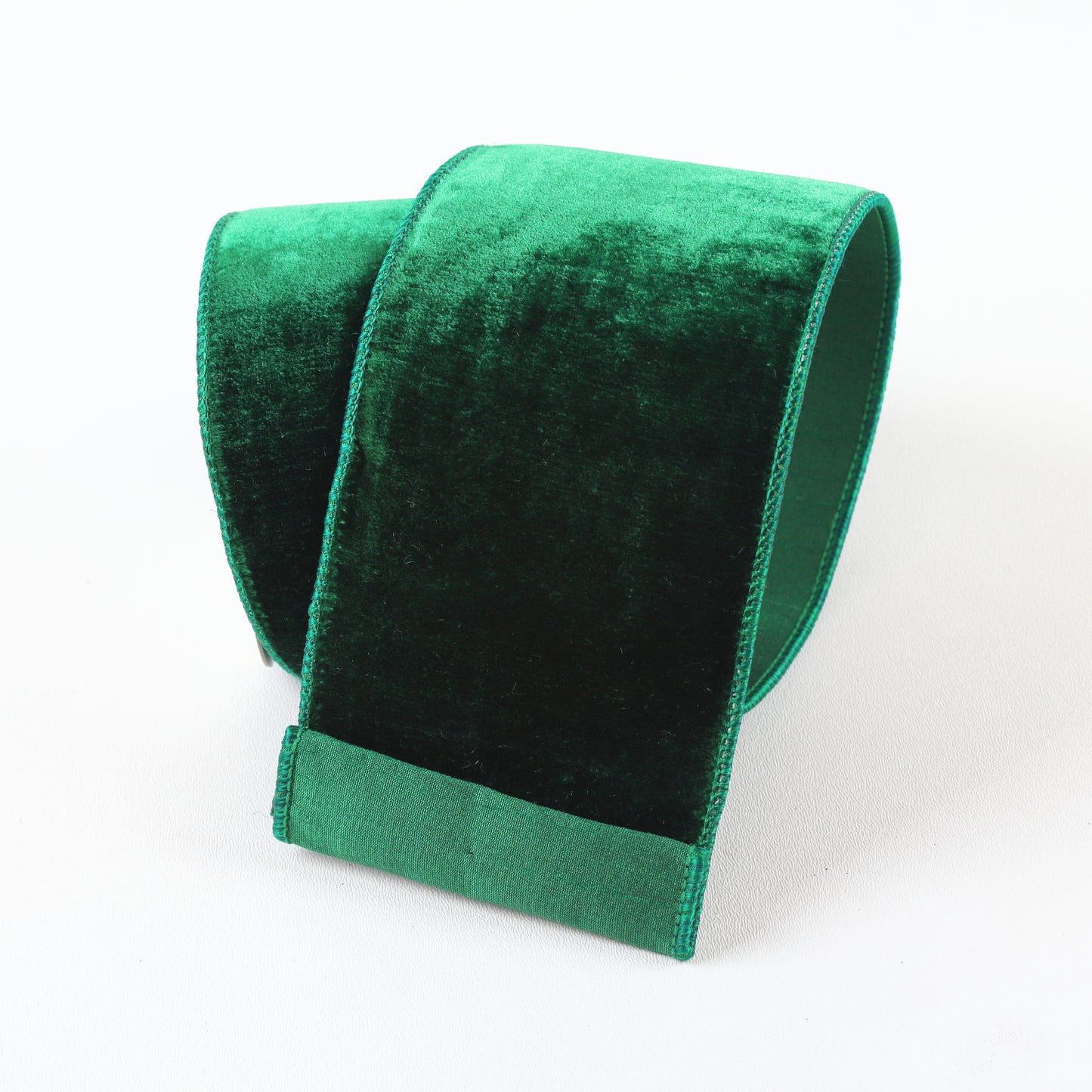 Velvet Ribbon 4" Emerald