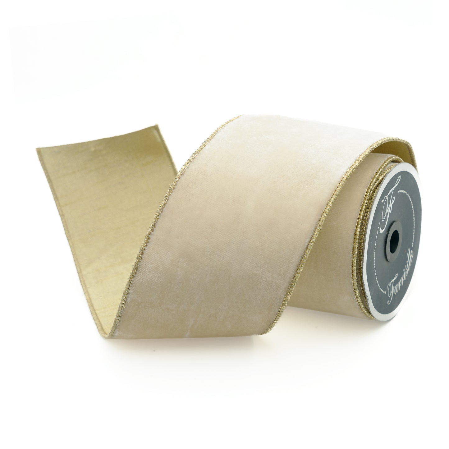 Flashy Velvet 4" Cream