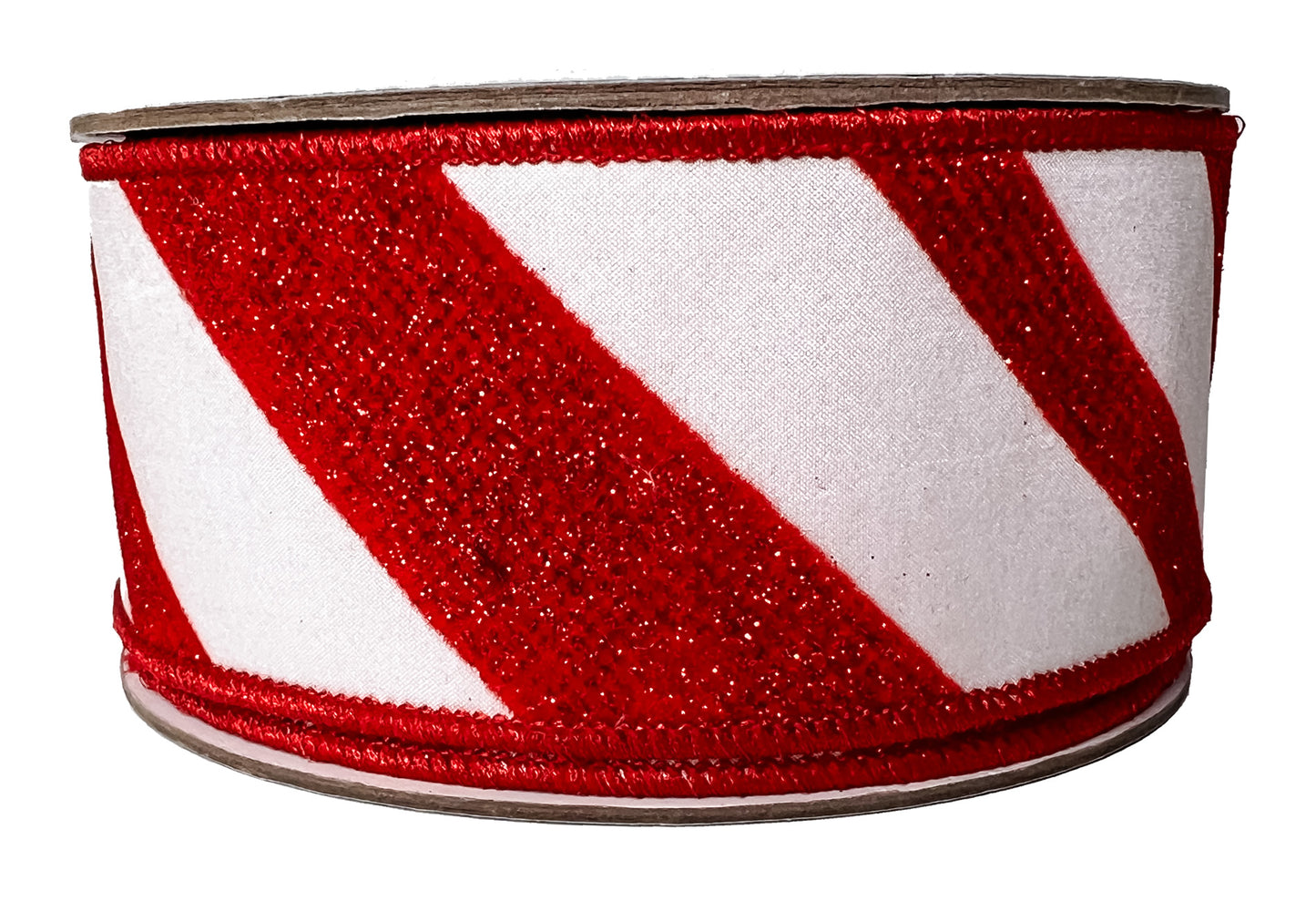 Candy Gloss 2.5" Red & White