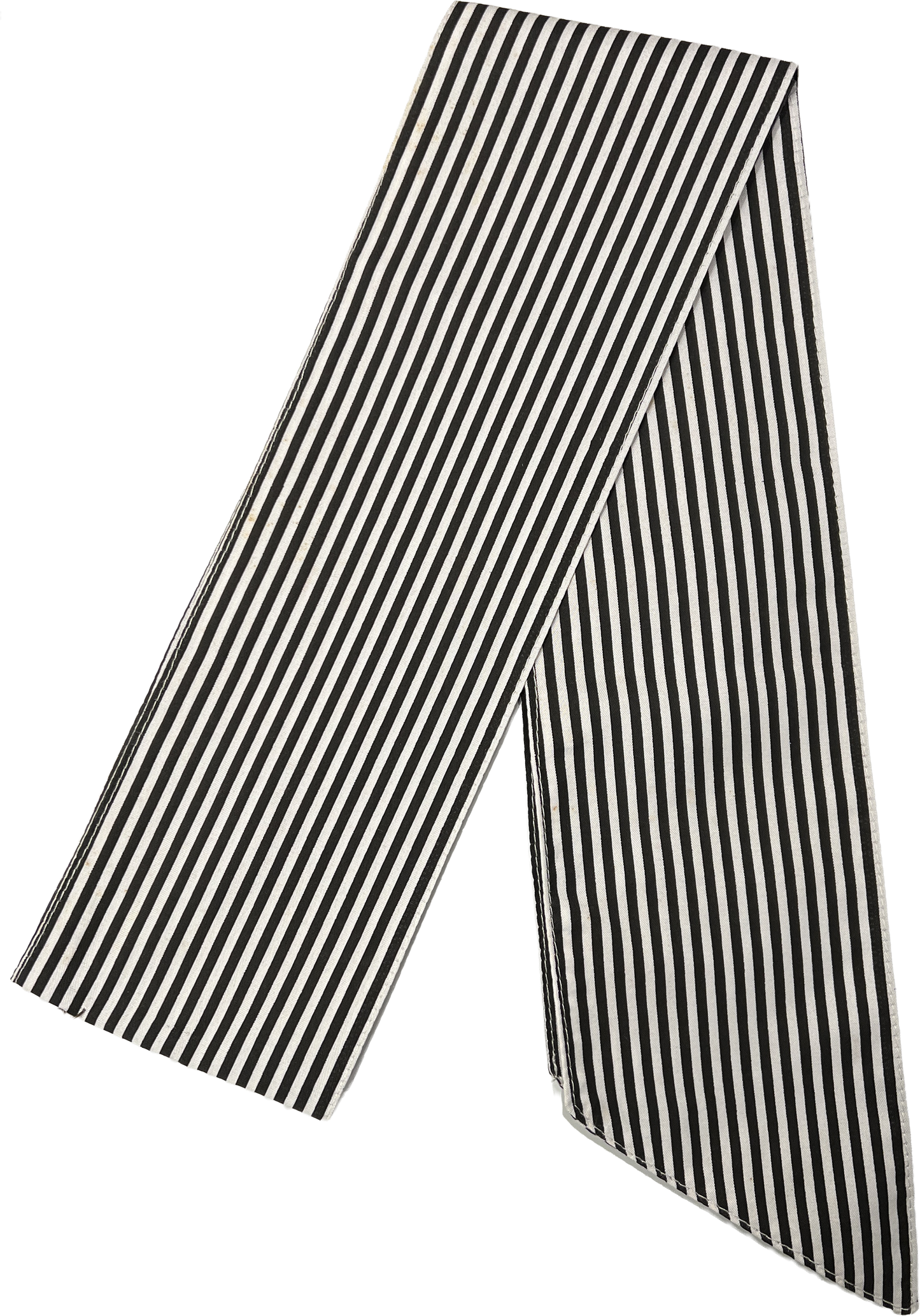Striped Wreath Sash - Black and White
