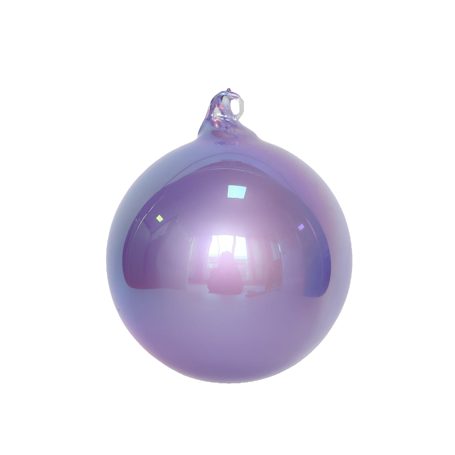 Pearlescent Glass Ornament - Set of 4