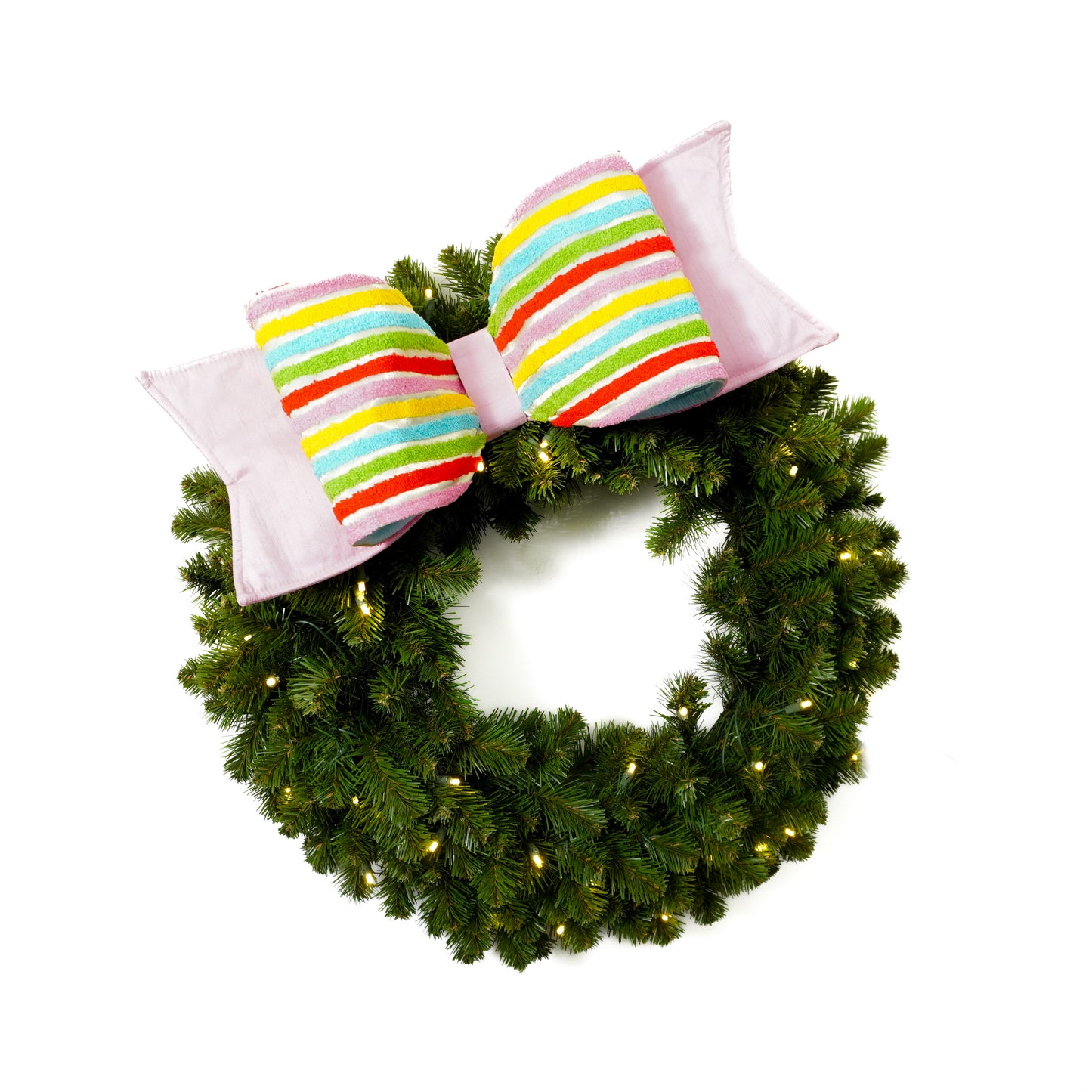 Terry Stripes Bow