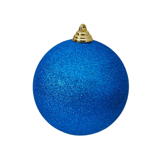 Blue Glitter Ornament 3" - Pack of 12