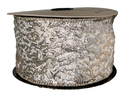 Metallic Lame 2.5" Platinum