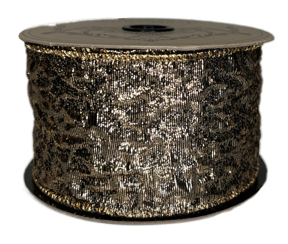 Metallic Lame 2.5" Antique Gold