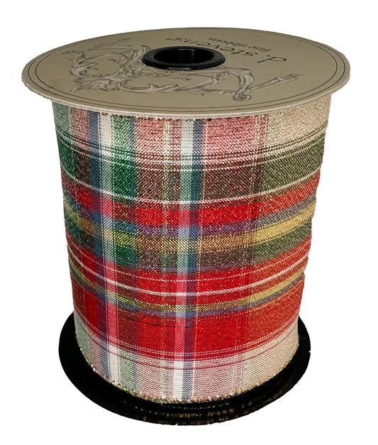 It's A Wonderful Plaid 4" Ivory