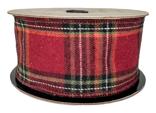 Stirling Plaid 2.5" Burgundy