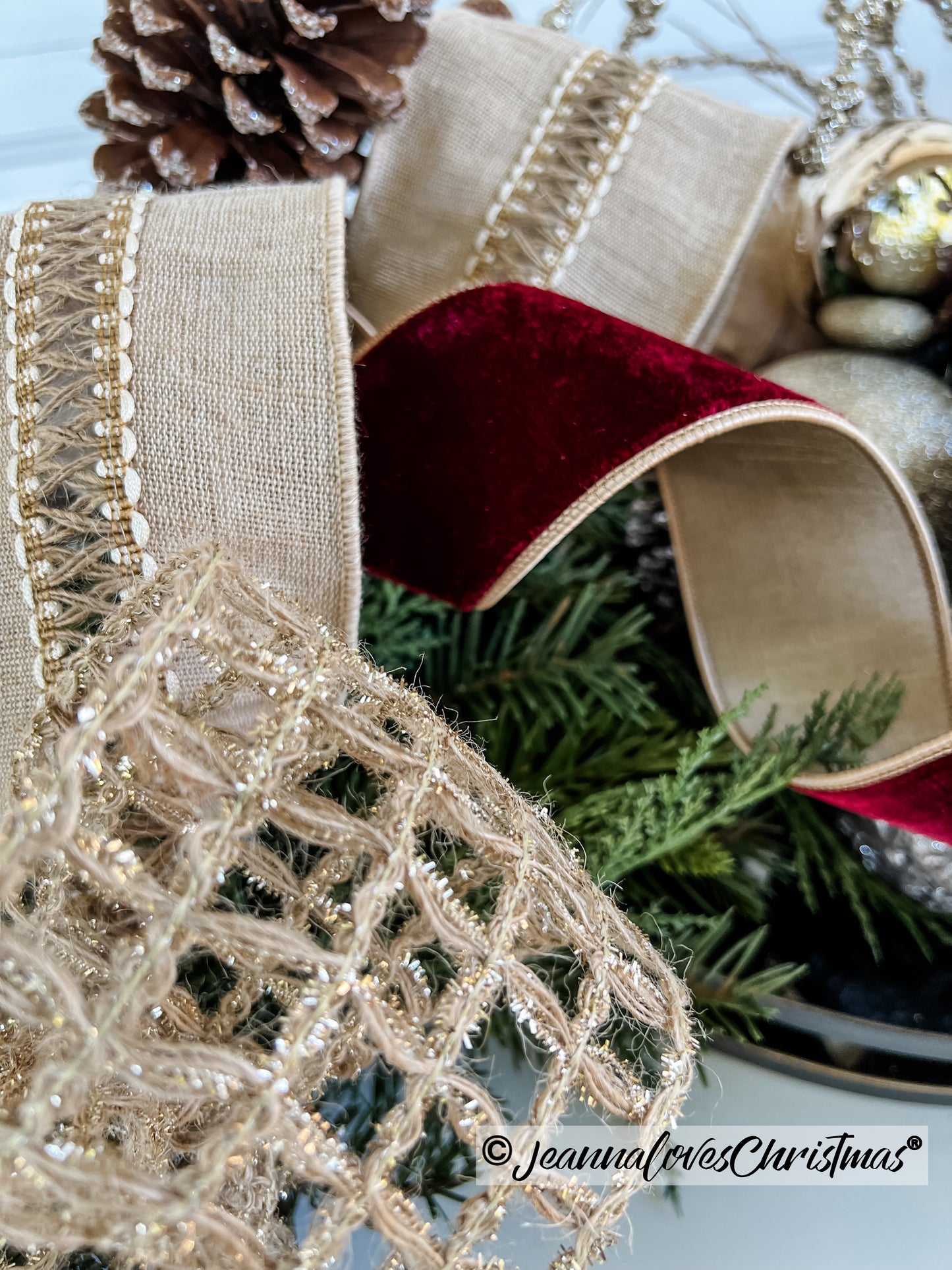 Burlap Laces 4" Natural