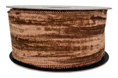 Crushed Velvet 2.5" Chocolate Mousse