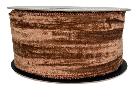 Crushed Velvet 2.5" Chocolate Mousse
