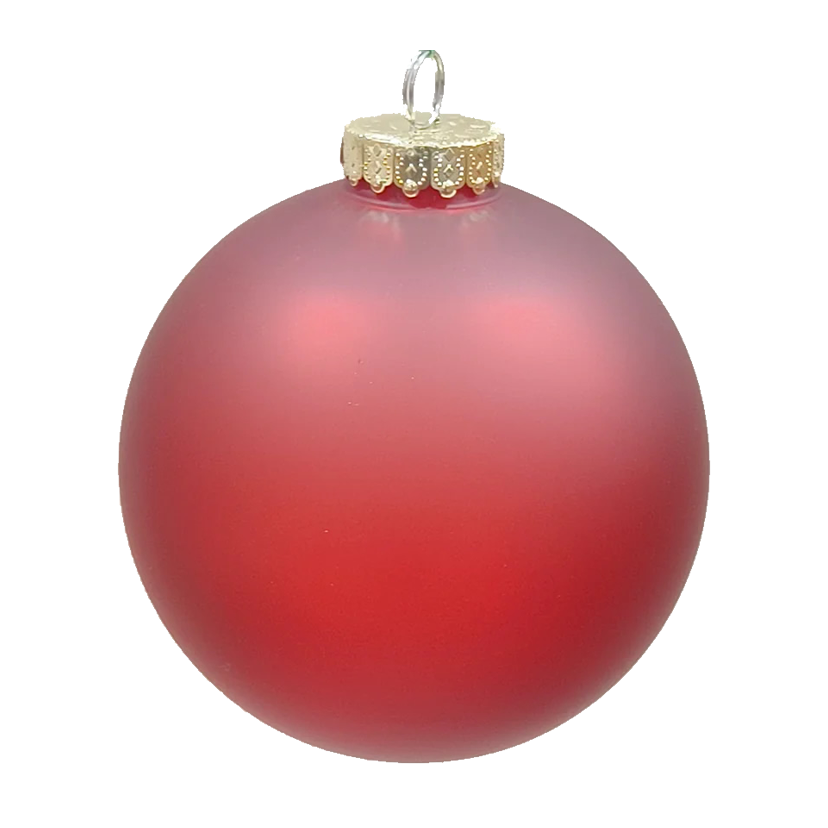 Lucent Shatterproof Red 4" Ornament