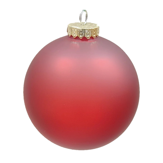 Lucent Shatterproof Red 4" Ornament