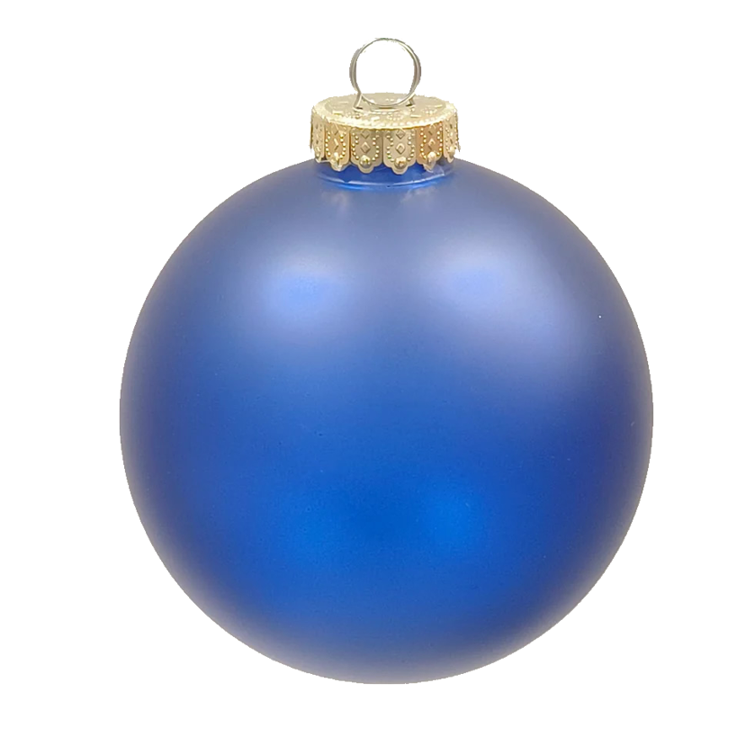 Lucent Shatterproof Blue 4" Ornament