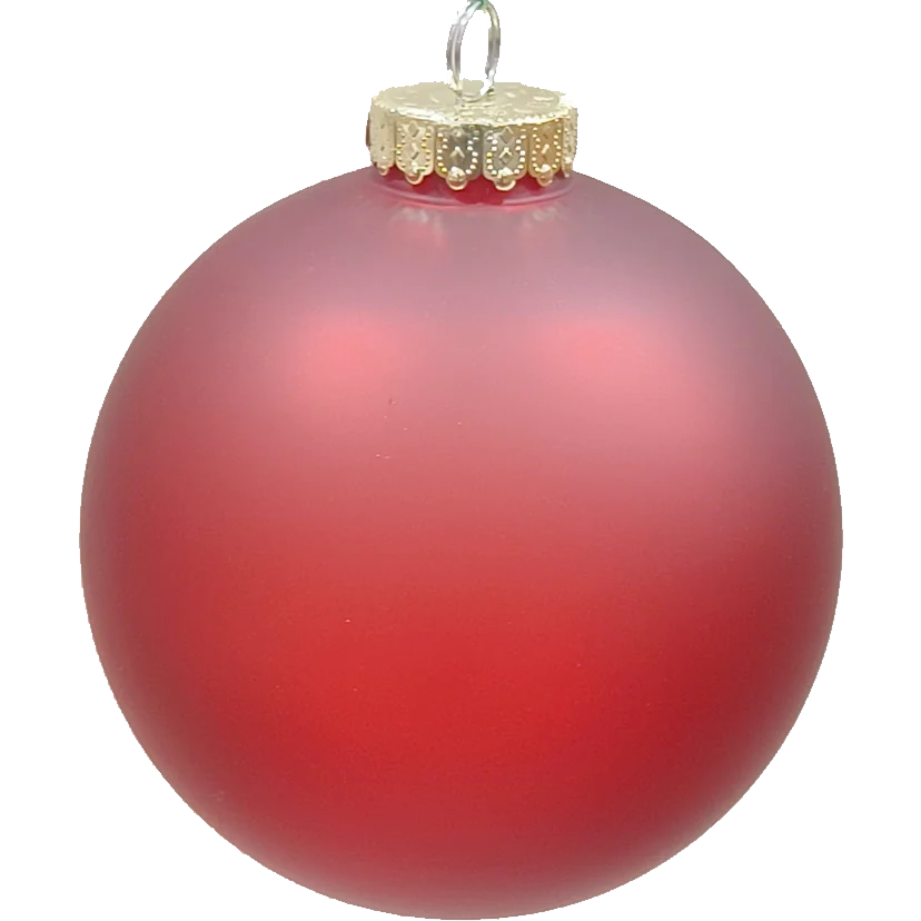 Lucent Shatterproof Red 6" Ornament