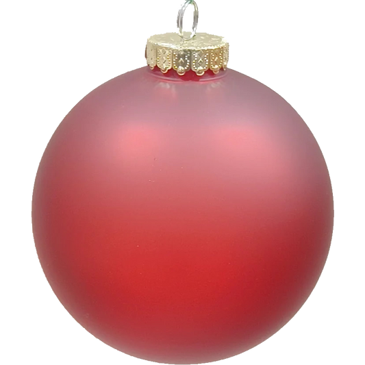 Lucent Shatterproof Red 6" Ornament