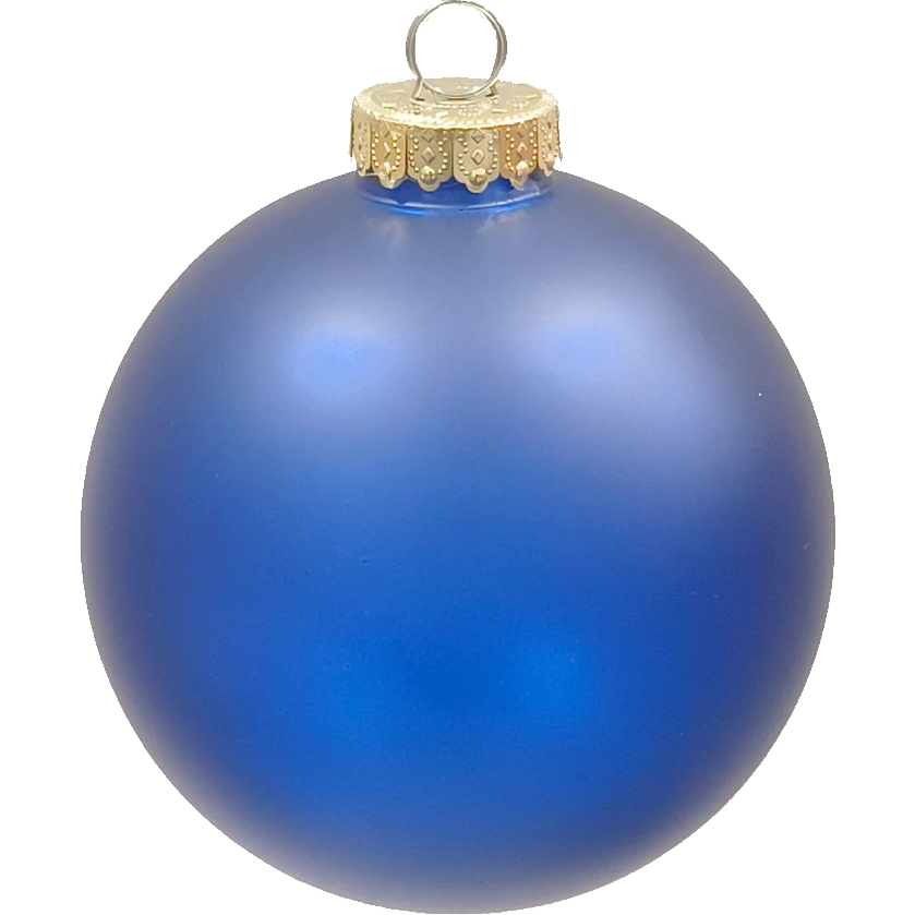 Lucent Shatterproof Blue 6" Ornament
