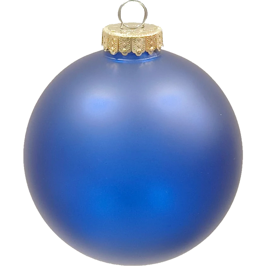Lucent Shatterproof Blue 6" Ornament
