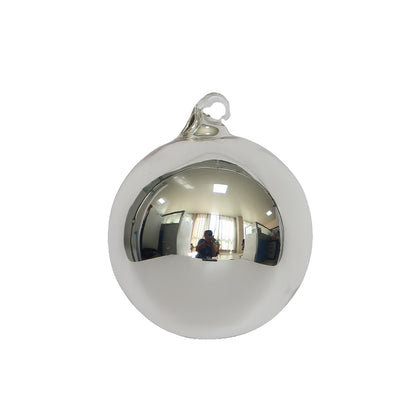 Mirror Glass Ornament - Set of 4