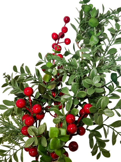 Christmas Eucalyptus & Berry Spray