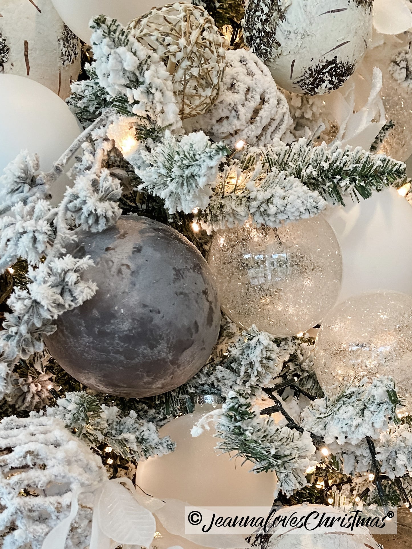 Dusted Mocha Matte Glass 5" Ornament