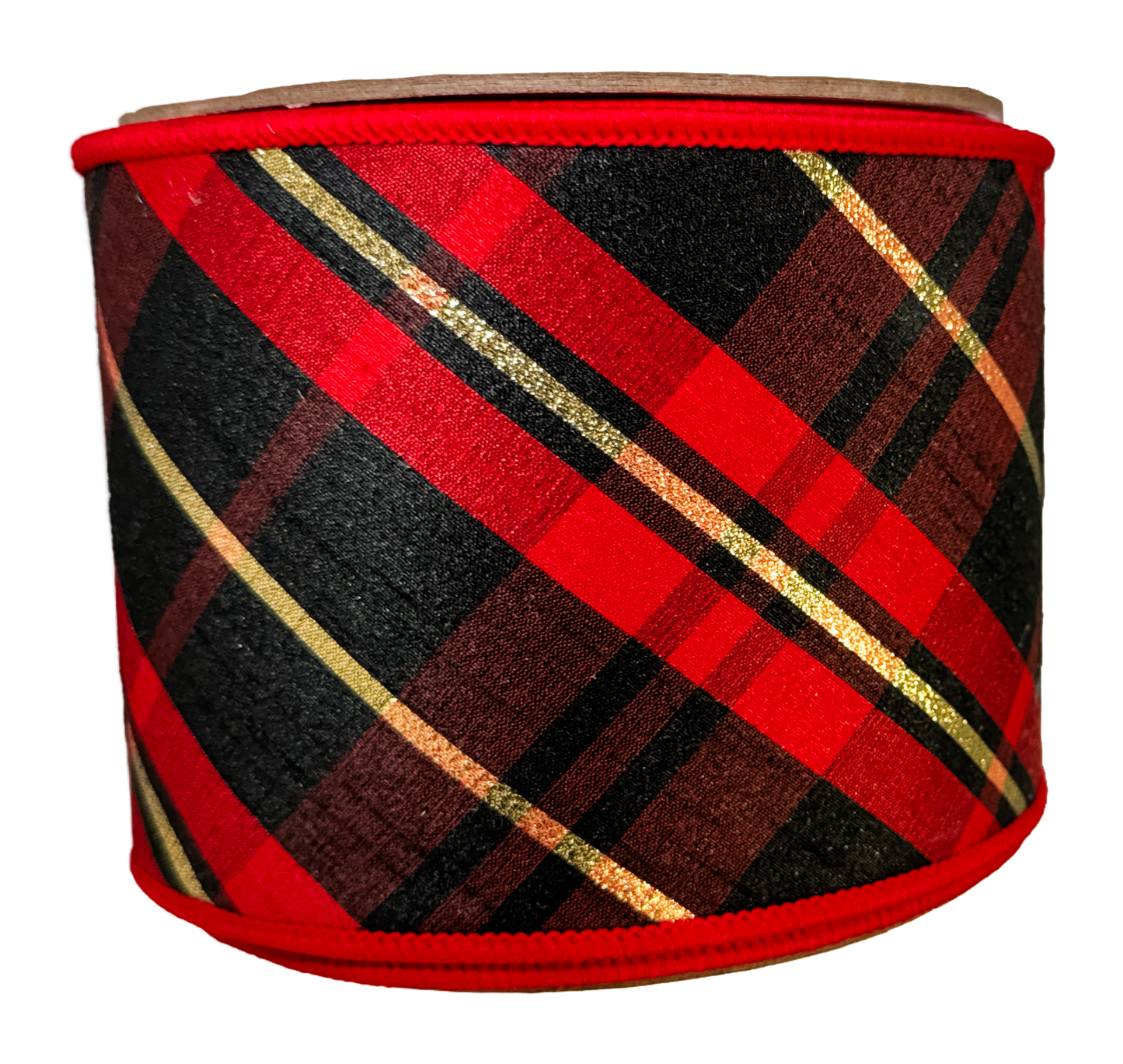 F.A. OH MY PLAID 4" Ribbon