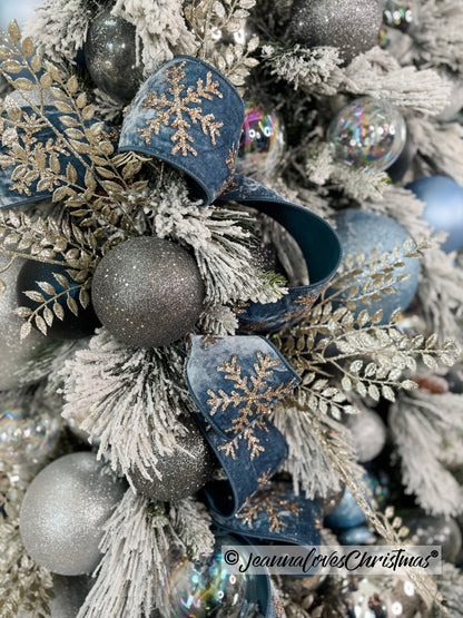 Champagne Glitter Leaves Skinny Pick