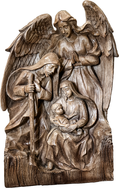 Guardian Angel with Holy Family