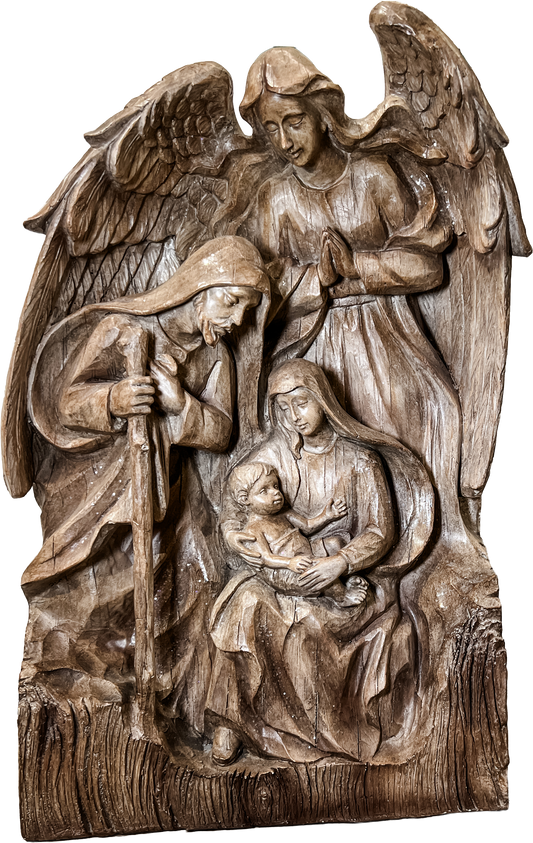 Guardian Angel with Holy Family