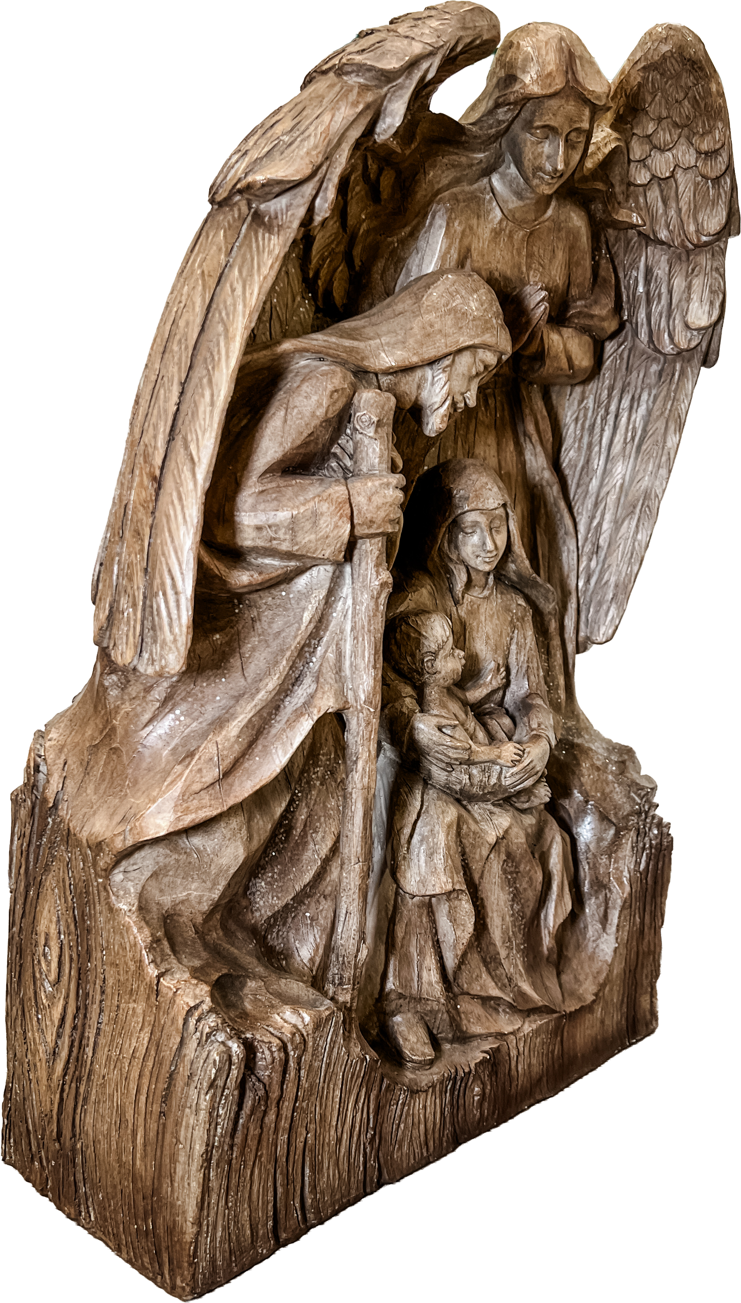 Guardian Angel with Holy Family