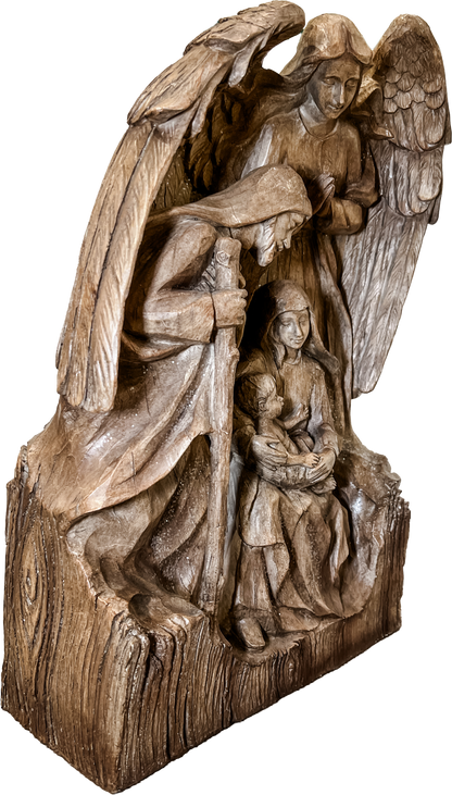 Guardian Angel with Holy Family