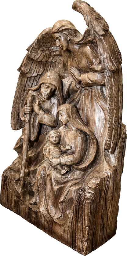 Guardian Angel with Holy Family