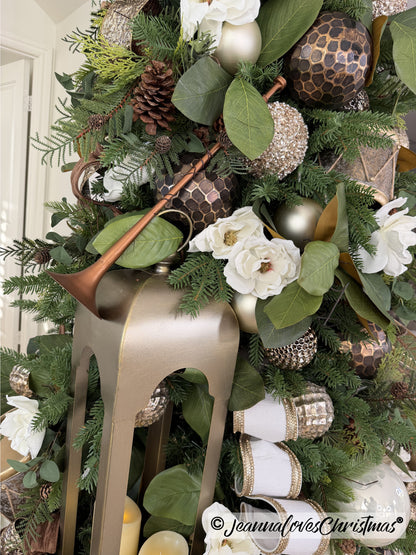 Herald's Trumpet Ornament - Copper