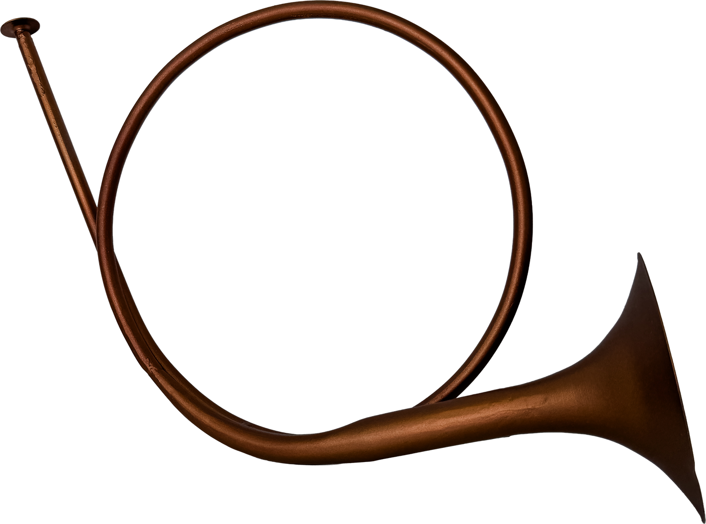 Hunting Horn Ornament - Copper