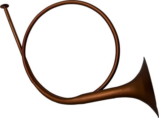 Hunting Horn Ornament - Copper