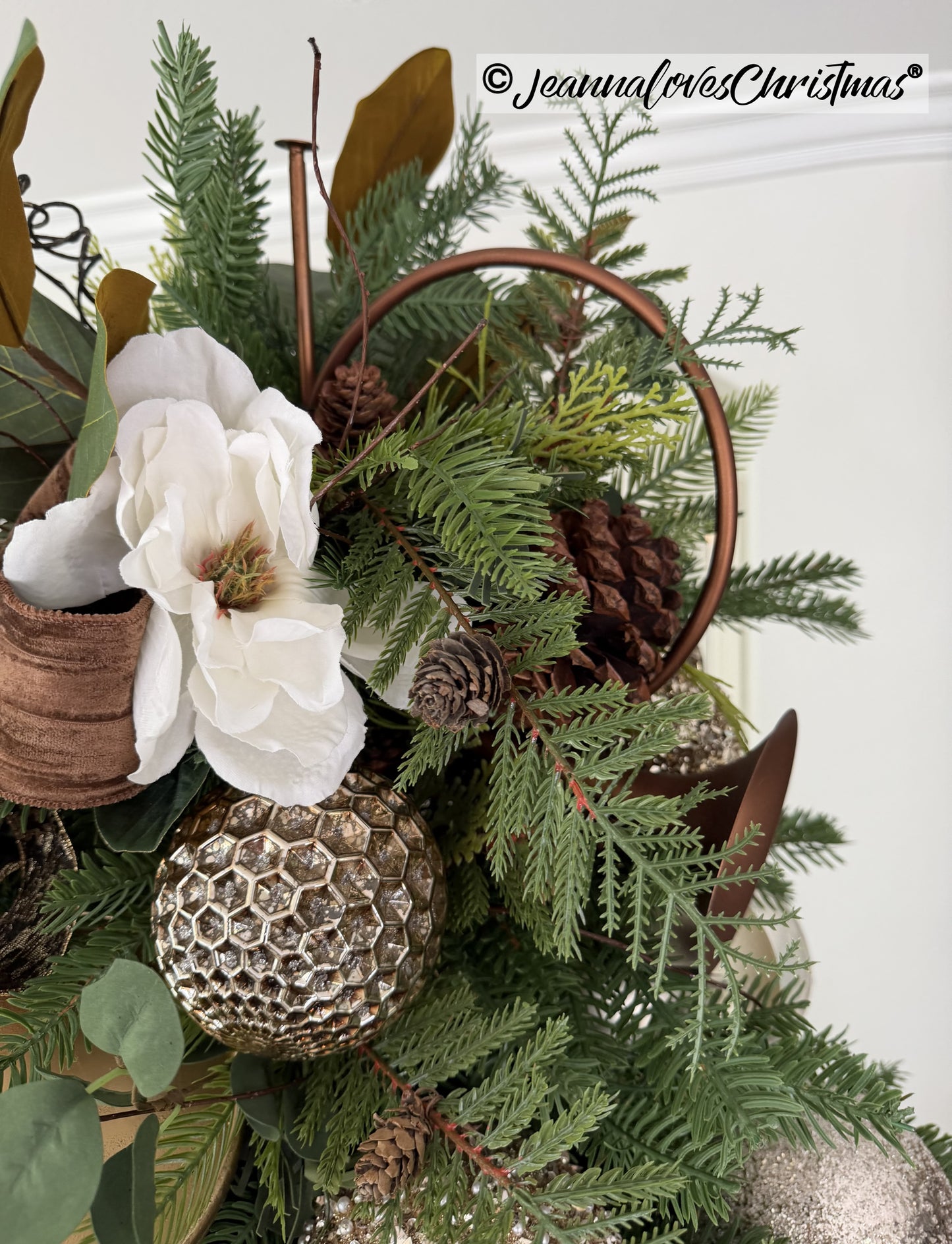 Hunting Horn Ornament - Copper