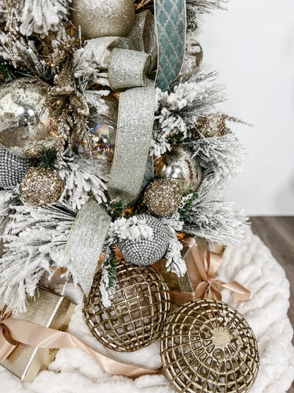 Pavé Crystal Ball Ornament