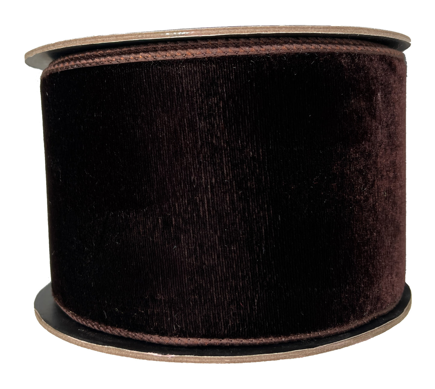 Velvet Dupion 4" Dark Chocolate Ribbon